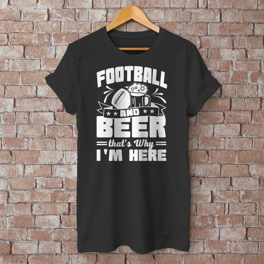 T-Shirt "Football and Beer"